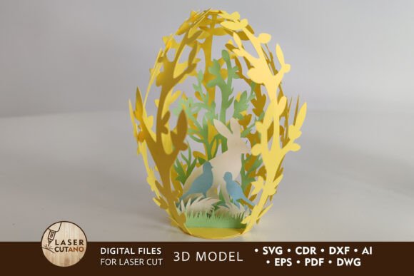 Download Easter Cricut Egg with Rabbit - Easter cricut Collection