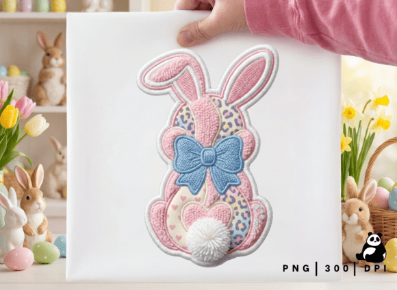 Download Faux Crochet Easter Bunny Png - Premium Resources