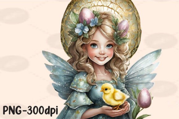 Download Easter Fairy with Chick Sublimation - Premium Resources